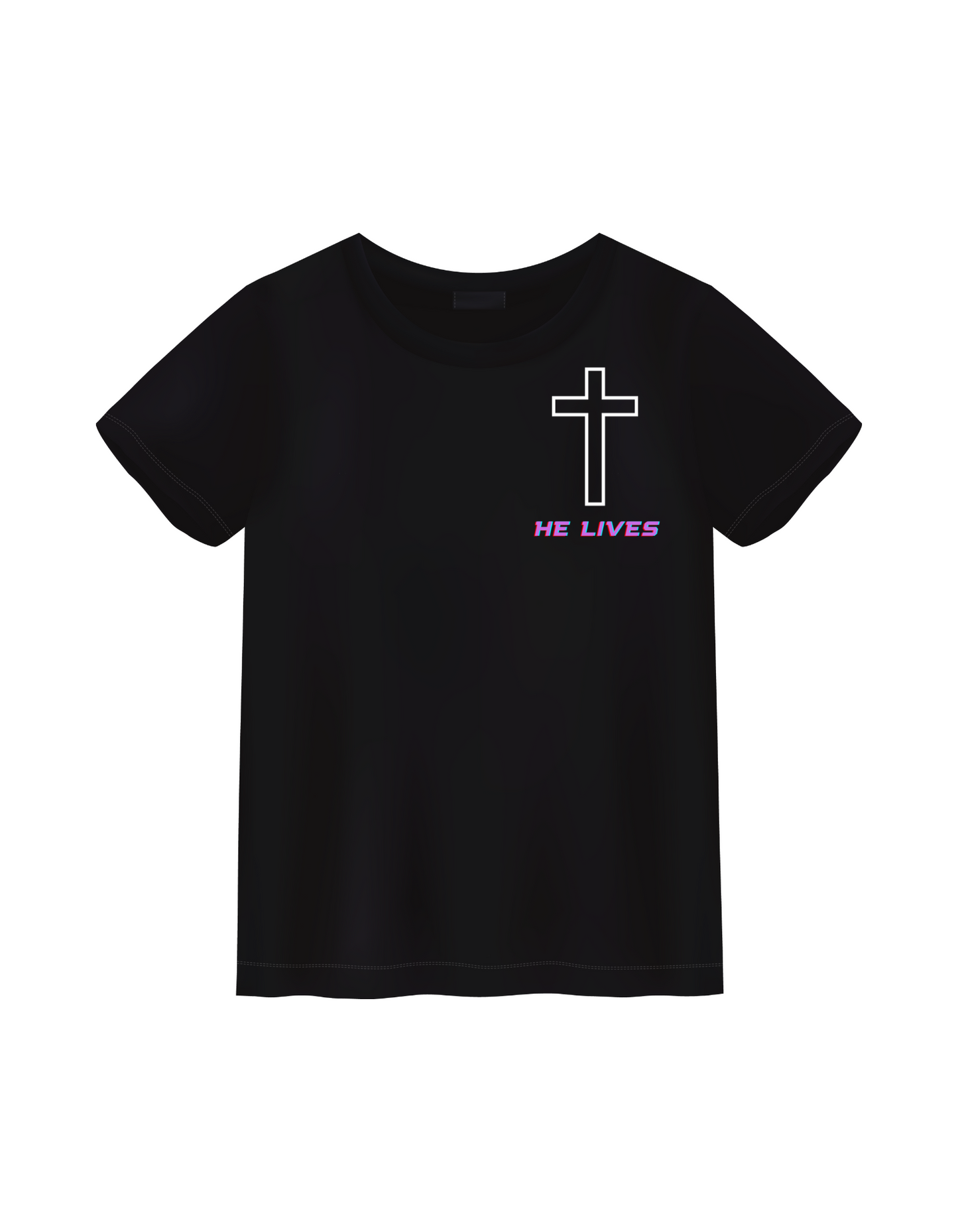 He Lives + Cross T-Shirt