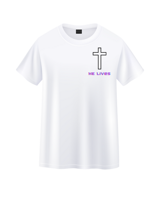 He Lives + Cross T-Shirt